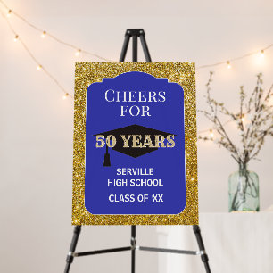 Yea! 50 Years! CUSTOM Class Reunion  Foam Board