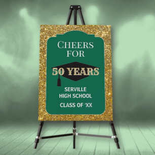 Yea! 50 Years! CUSTOM Class Reunion  Foam Board