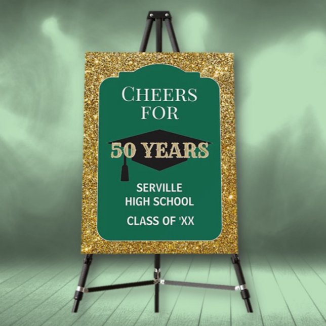 Yea! 50 Years! CUSTOM Class Reunion  Foam Board (Creator Uploaded)