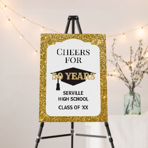 Yea! 50 Years! CUSTOM Class Reunion Foam Board