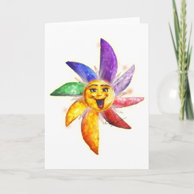 Yea, Universe Greeting Card (Front)