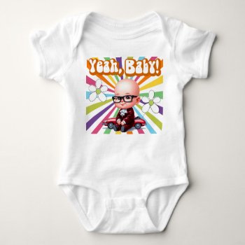 Yeah Baby Retro Baby Bodysuit by SocialiteDesigns at Zazzle