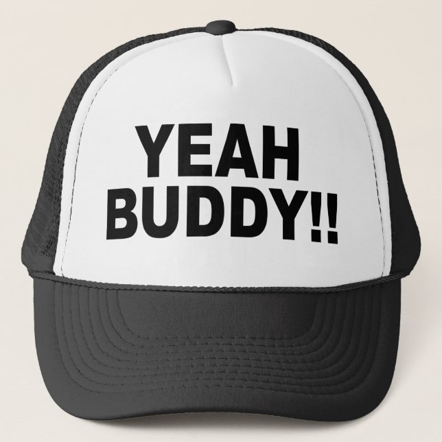 Yeah Buddy Trucker Snapback Cap (Front)