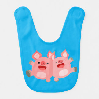 YEAH!! Cute Cartoon Pigs Baby Bib