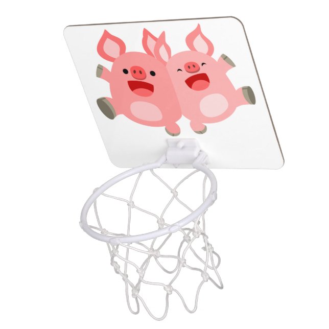 YEAH!! Cute Cartoon Pigs Basket Ball Hoop (Above)