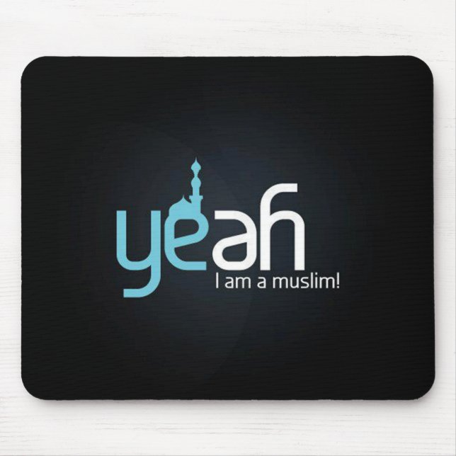 Yeah I Am Muslim! | Mousepad (Front)