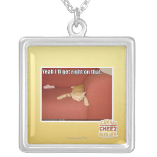Yeah I'll get right on that. Silver Plated Necklace