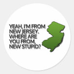 Yeah, I'm from New Jersey. Classic Round Sticker