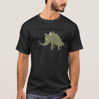 Yeah I'm Sad Secretly a Dinosaur Stegosaurus Meme T-Shirt