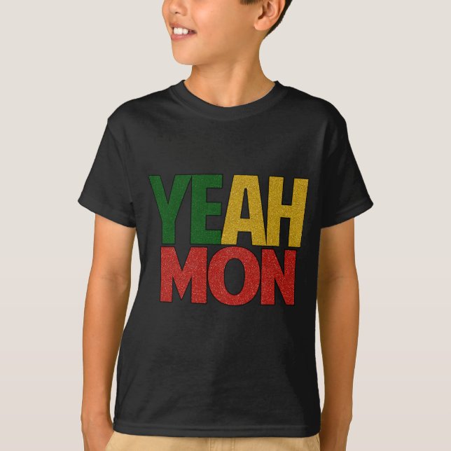 Yeah Mon Jamaican Vacation T-Shirt (Front)