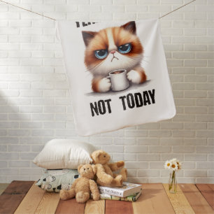 Yeah..nah..Not today Baby Blanket