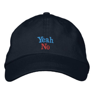 Yeah No - Baseball Hat! Embroidered Baseball Cap
