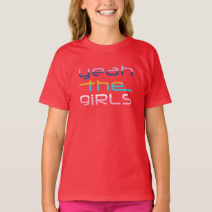 Yeah The Girls Multi Colored Kids T-Shirt