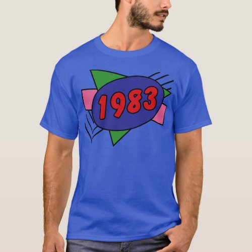 Year 1983 Retro 80s Graphic T_Shirt