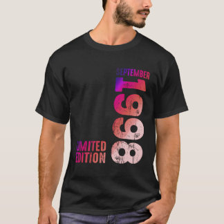 Year 1998 Month Of September 1998 Retro 1998 Vinta T-Shirt