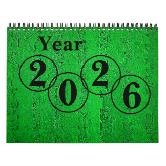 "Year 2026" Wall Calendar