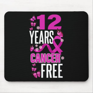 Year Cancer Free For Breast Cancer Awareness Mouse Pad