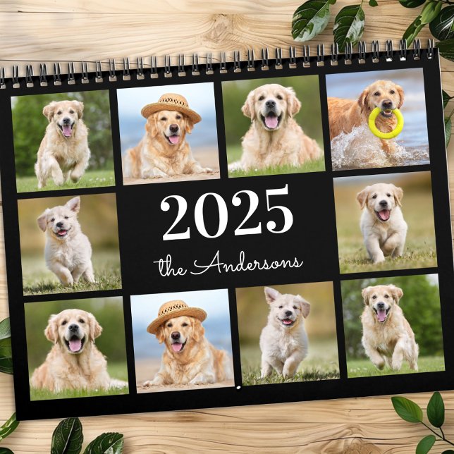Year Create Your Own Family Dog Personalized Photo Calendar (Creator Uploaded)