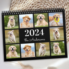 Year Create Your Own Family Dog Personalized Photo Calendar at Zazzle