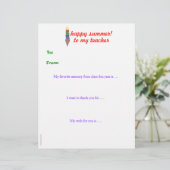 Year-end personalized teacher thank you -ice cream (Standing Front)