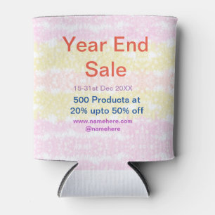 Year end sale business promotion offer add date na can cooler