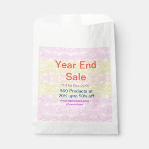 Year end sale business promotion offer add date na favor bag