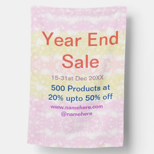 Year end sale business promotion offer add date na house flag