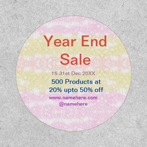Year end sale business promotion offer add date na patch