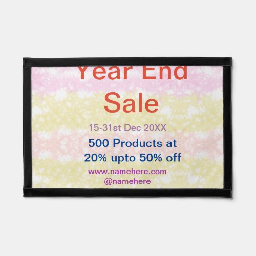 Year end sale business promotion offer add date na pennant
