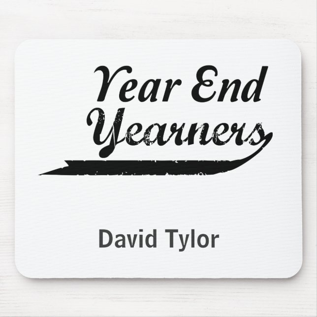 year end yearners mouse pad (Front)