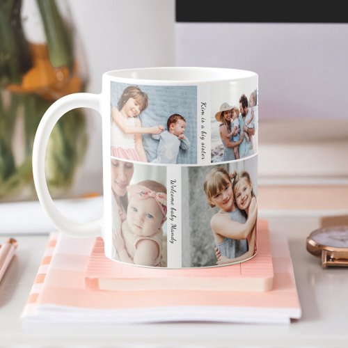 Year Full of Memories Photo Collage  Highlights Coffee Mug