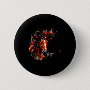 Year Horse Chinese New 2026 Artwork Button