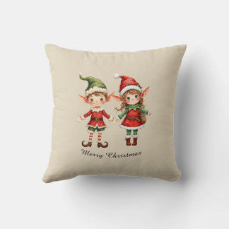 Year I Learned Pickleball Custom Christmas Throw Pillow