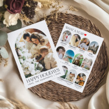 Year In Review Arch Family Photo Collage