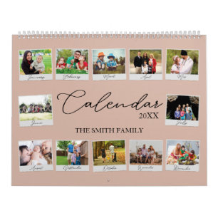 Year In Review Custom Family Memory Calendar