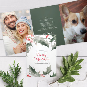 Year In Review Customizable Christmas Cards