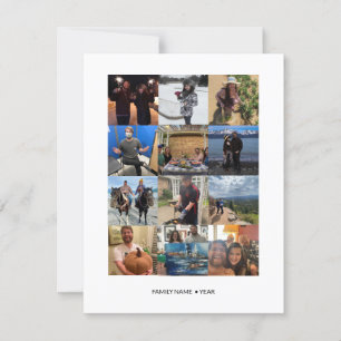 Year in Review with Photos Invitation