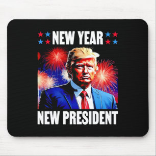 Year New President Trump 2024  Mouse Pad