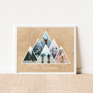 Year of Adventure Family Gift Travel Destinations Poster