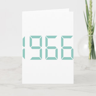 Year of birth - 1966 - Birthday Card