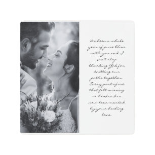 Year of Bliss Wedding Anniversary - Metal Wall Art