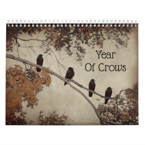 Year Of Crows Calendar