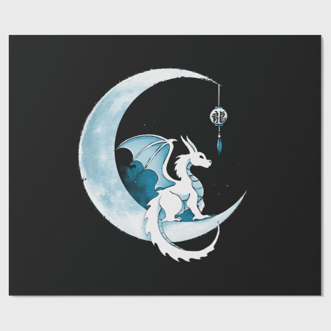 Year Of Dragon Wrapping Paper (Flat)