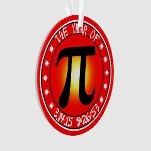 Year of Pi 3/14/15 9:26:53 Ornament