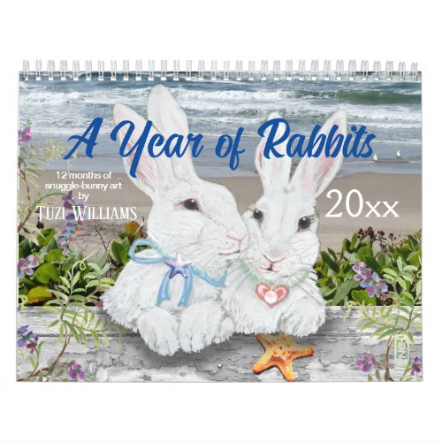 Year of Rabbit Bunny Cute Nature Woodland Art Calendar