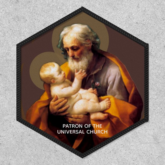 Year of St. Joseph Baby Jesus Catholic Religious Patch (Front)