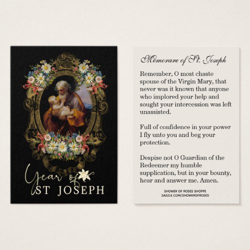 Year of St Joseph Memorare Prayer Catholic