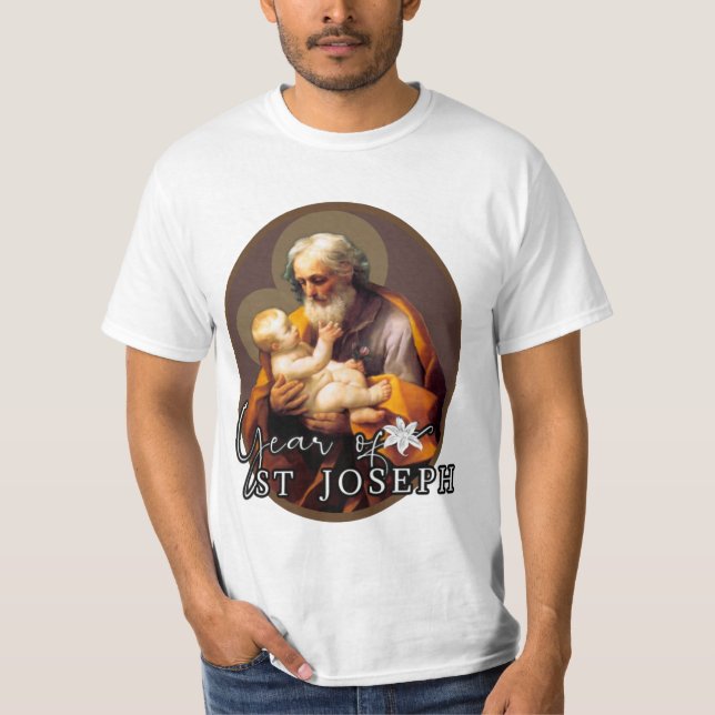Year of St. Joseph Religious Catholic T-Shirt (Front)