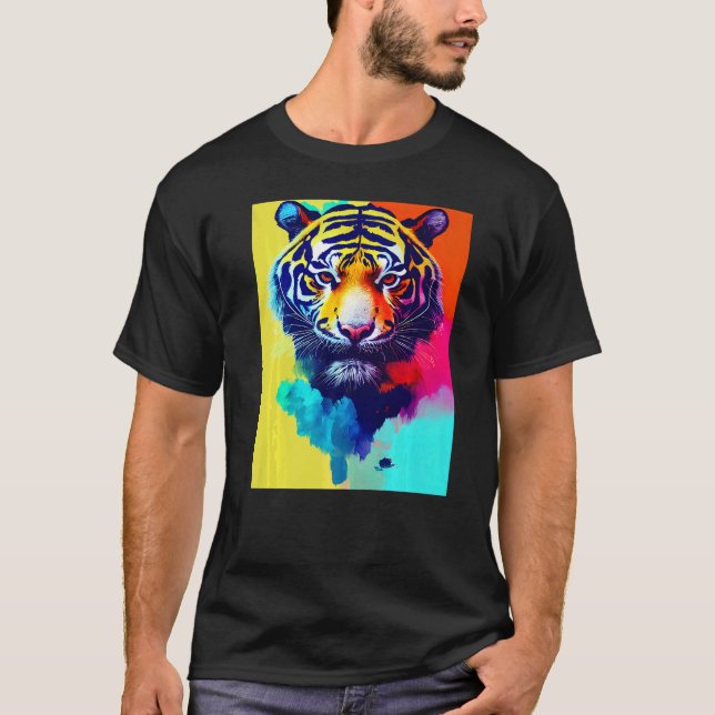 Year Of The Bengal Tiger Artistic Premium T-Shirt (Front)