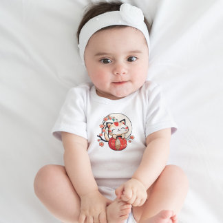 Year of the Cat 2023 Vietnamese New Year, Lil Jack Baby Bodysuit